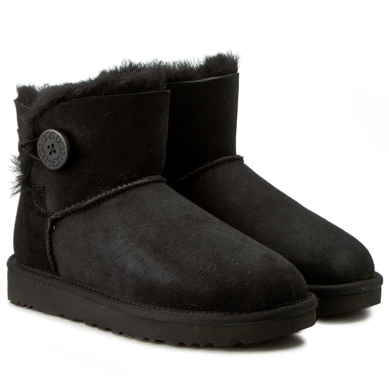 Ugg оригинал. Угги черные с пуговкой.