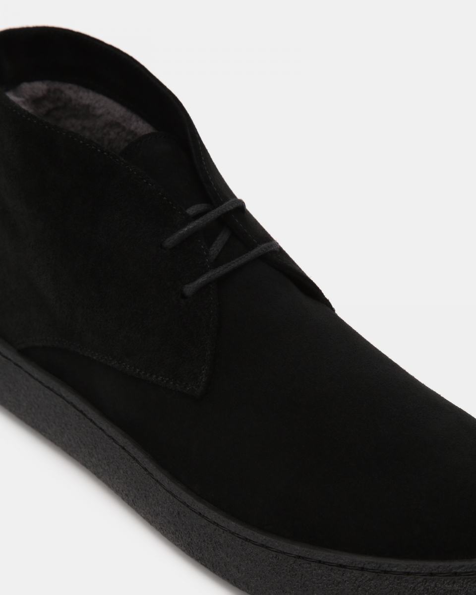 Ботинки Дезерты Principe di Bologna PDB416 casual vitello nero