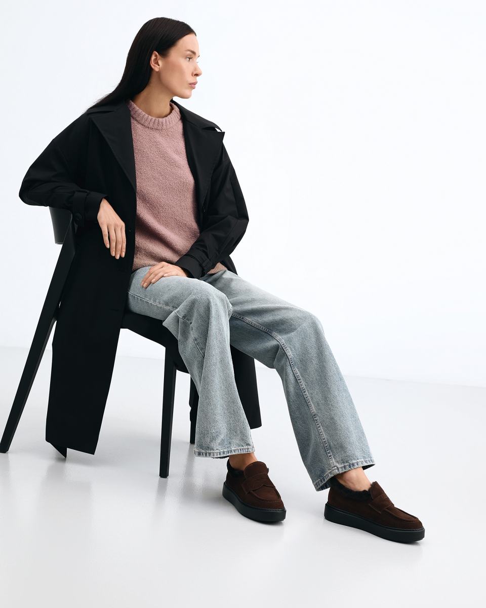 Лоферы меховые Principe di Bologna 2002 sensory iroko 21