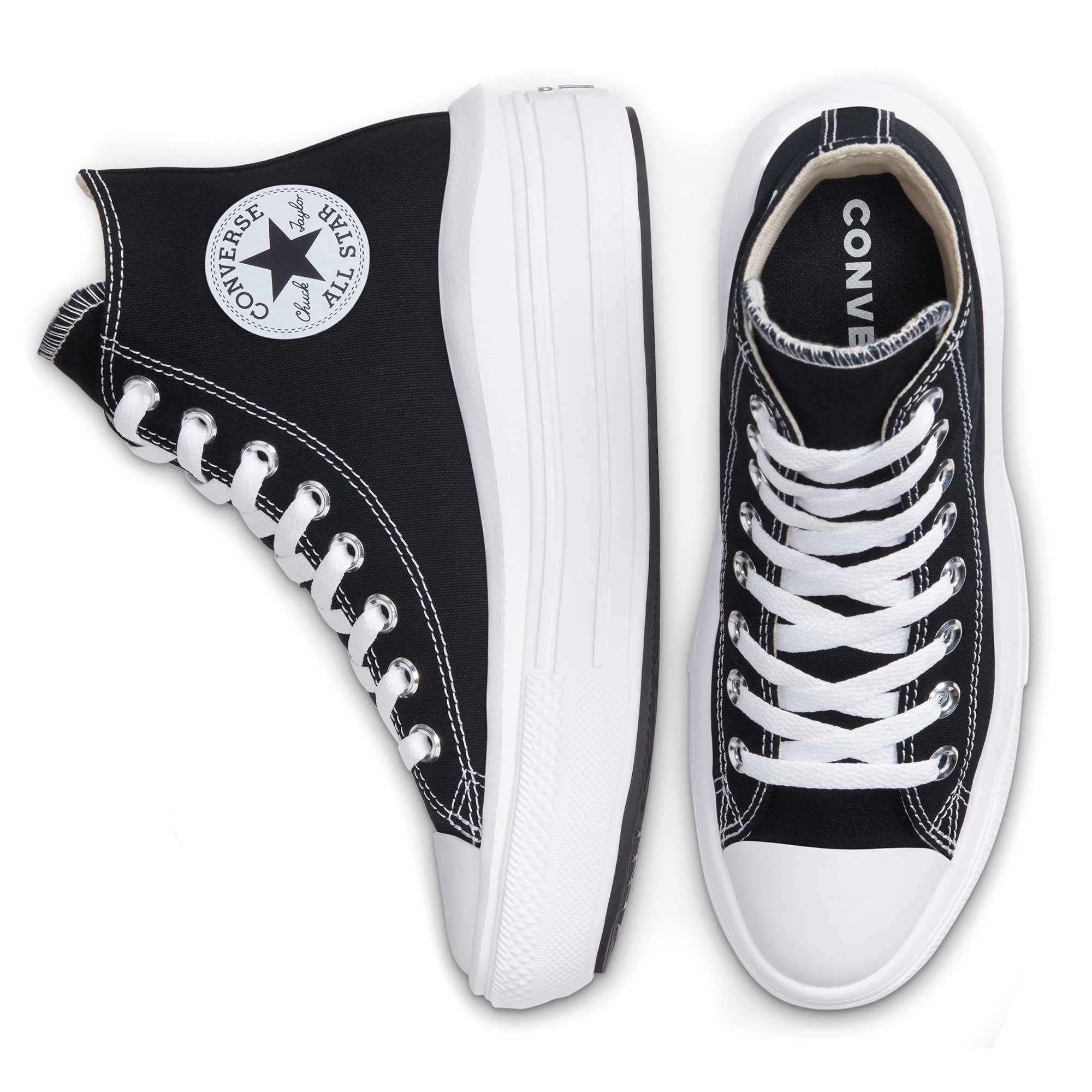 568497c_3.jpg Кеды CONVERSE 568497 Chuck Taylor All Star Move High Top, Black — изображение 2