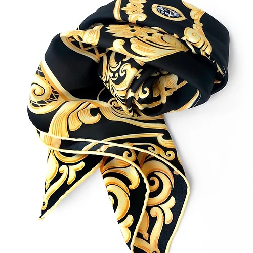 94de2665-6407-4e01-8c26-25b19e91a687.jpg Платок «Златоустовская гравюра» by NINA RUCHKINA — изображение 1