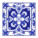 Платок «Гжель» by NINA RUCHKINA — изображение 3