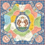 Платок «Карты Ремезова» by NINA RUCHKINA — изображение 2