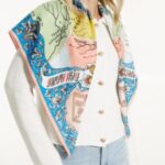 Платок «Карты Ремезова» by NINA RUCHKINA — изображение 4