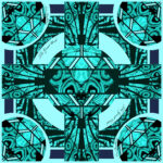 Платок «Малахитовая шкатулка» by NINA RUCHKINA — изображение 2