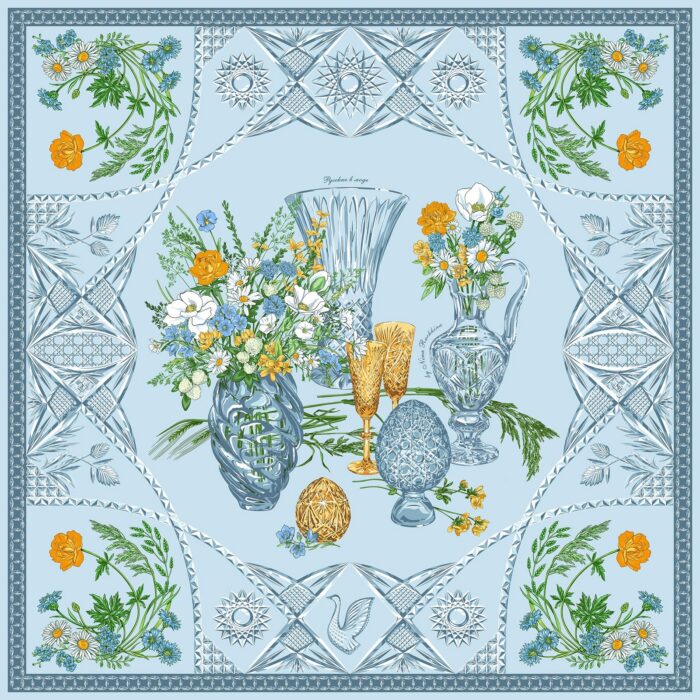 Платок «Мелодия хрусталя» by NINA RUCHKINA — изображение 2