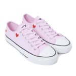 Кеды низкие NCF Uptop Hearts low ORB23JJ001B розовые