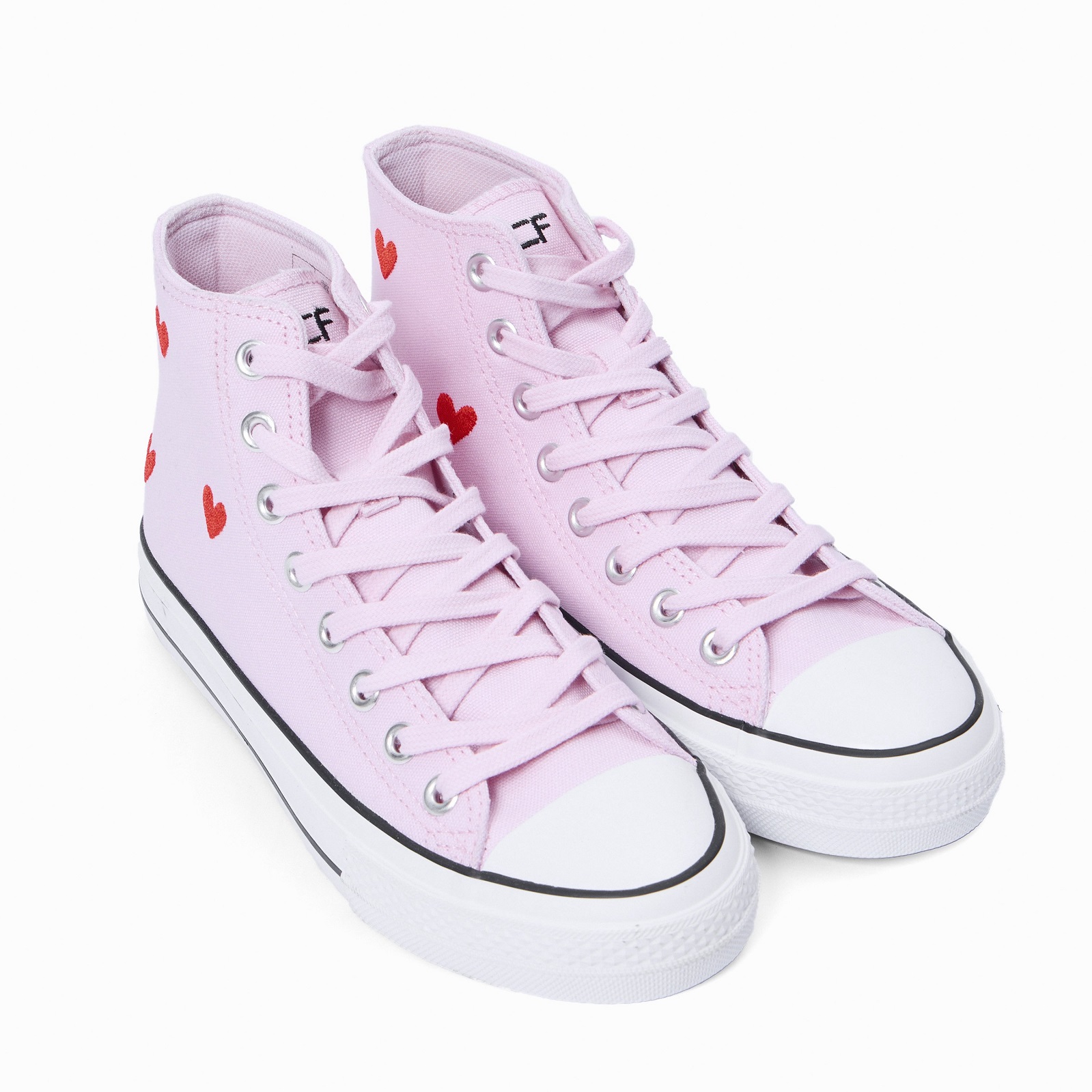 orb23jj002b_1.jpg Кеды высокие NCF Uptop Hearts high ORB23JJ002B розовые — изображение 1