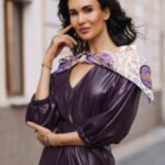 Платок “Фаберже. Пасхальное яйцо-часы Петушок” by NINA RUCHKINA