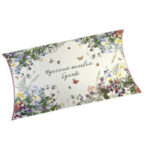 Платок «Русский полевой букет» by NINA RUCHKINA, красный 100% шёлк — изображение 4