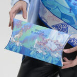 Платок «Весна в Арктике» by NINA RUCHKINA 100% шёлк — изображение 4