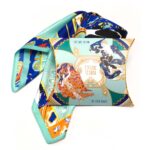 Платок «Русские сезоны. Леон Бакст» by NINA RUCHKINA синий — изображение 2