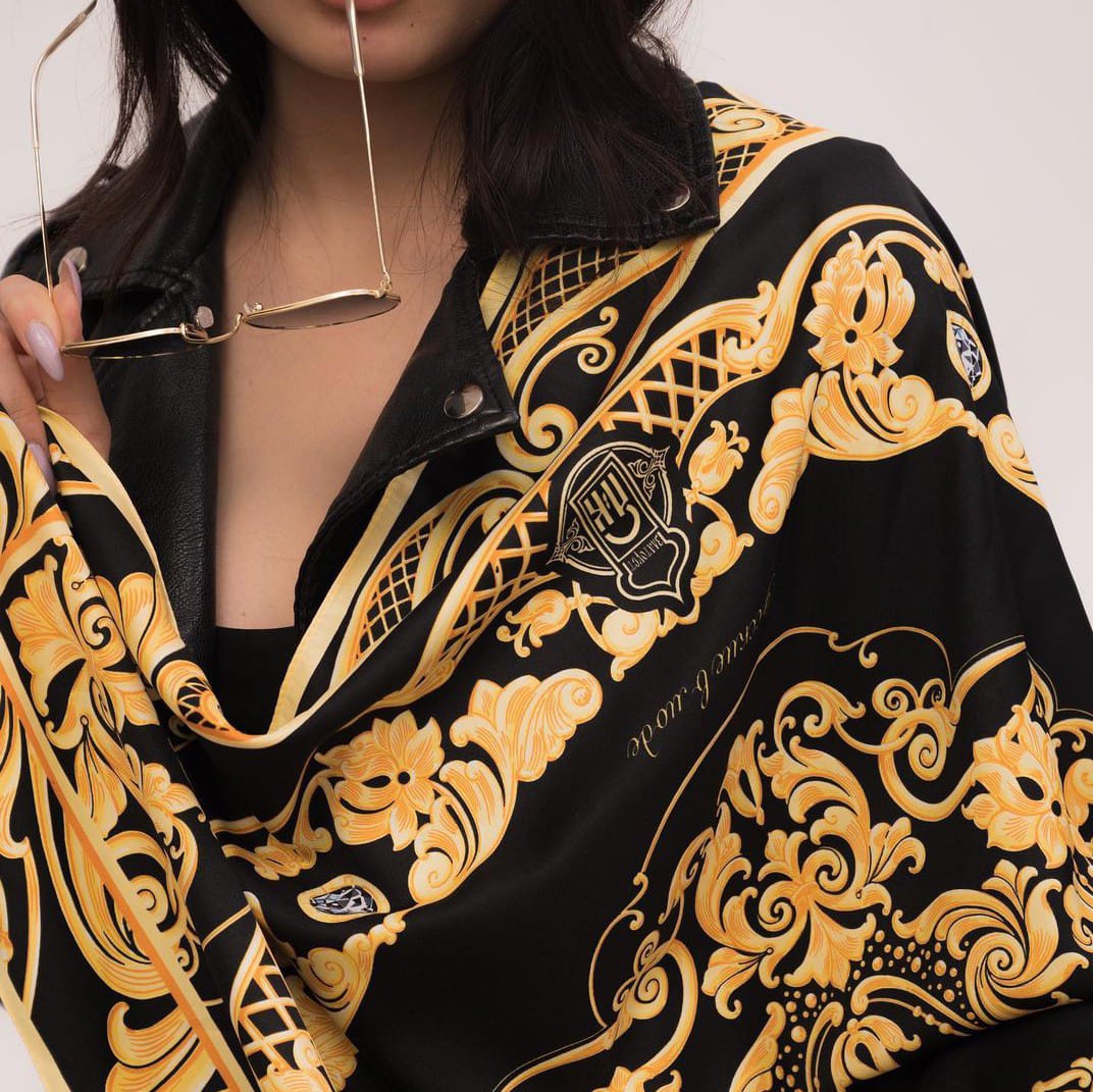 whatsapp-image-2023-02-13-at-16.19.50.jpeg Платок «Златоустовская гравюра» by NINA RUCHKINA — изображение 3