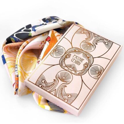 Платок «Русские сезоны. Леон Бакст» 100% шелк by NINA RUCHKINA, ручная подшивка