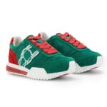 Кроссовки JOG DOG 1876AMFRH5-153 зеленый/красный