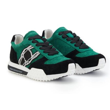 Кроссовки JOG DOG 1876AMFRH5-156 черный/зеленый