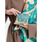 Платок “Казань драгоценная” by NINA RUCHKINA, изумрудный — изображение 3