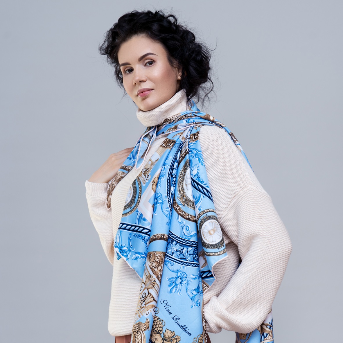 zhemchuzhina-kryma_4.jpg Платок «Жемчужина Крыма» by NINA RUCHKINA — изображение 3