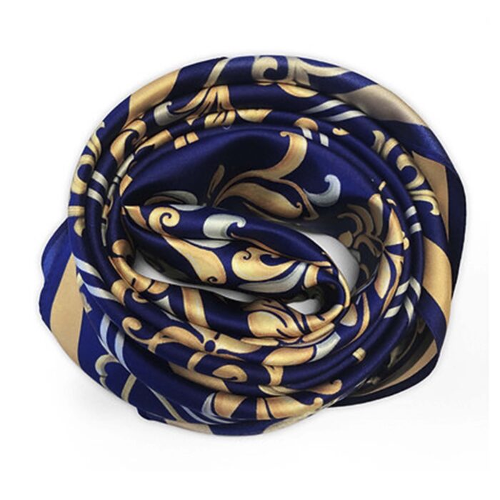 Платок «Златоустовский букет» by NINA RUCHKINA, шелк 100% — изображение 1