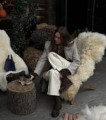 Ботинки Байкеры Principe di Bologna PD8605 casual velour t.moro — изображение 5